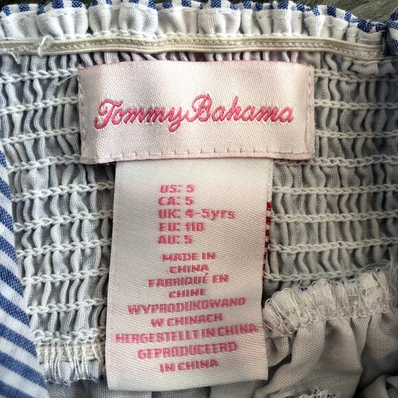 NWOT Tommy Bahama Pom Pom, Tiered Lined Smock Dress, Size Girl 5 - Picture 5 of 5